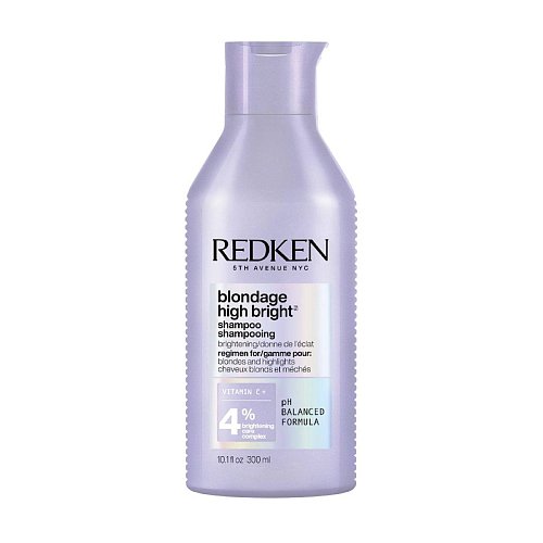 Шампунь нейтрализующий для поддержания холодных оттенков блонд - Redken Blondage High Bright Shampoo